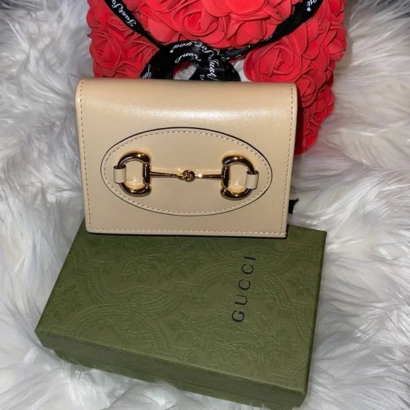 Horsebit 1955 card case Gucci wallet - Picture 3 of 10